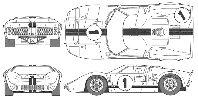 Кола Ford GT40 Mark II