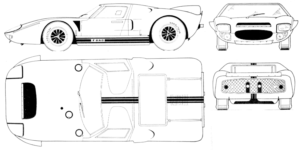 Bil Ford GT 40 