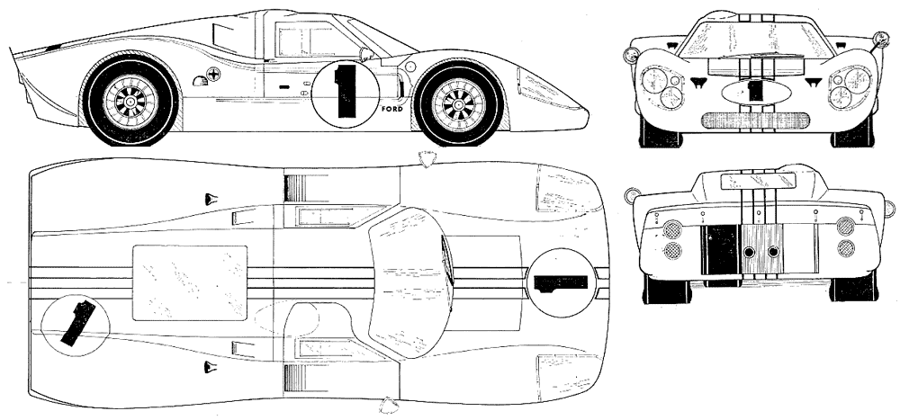 Bil Ford GT Mk. 2