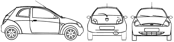 Bil Ford Ka 1998 