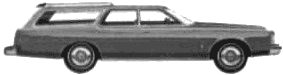 Bil Ford LTD Wagon 1975 