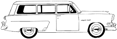 Bil Ford Mainline Ranch Wagon 1954