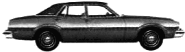 Bil Ford Maverick 4-Door Sedan 1975 