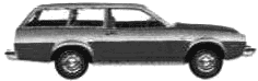 Bil Ford Pinto Wagon 1975 