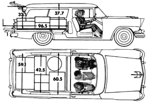 Bil Ford Ranch Wagon 1956 