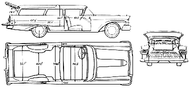 Bil Ford Ranch Wagon 1958