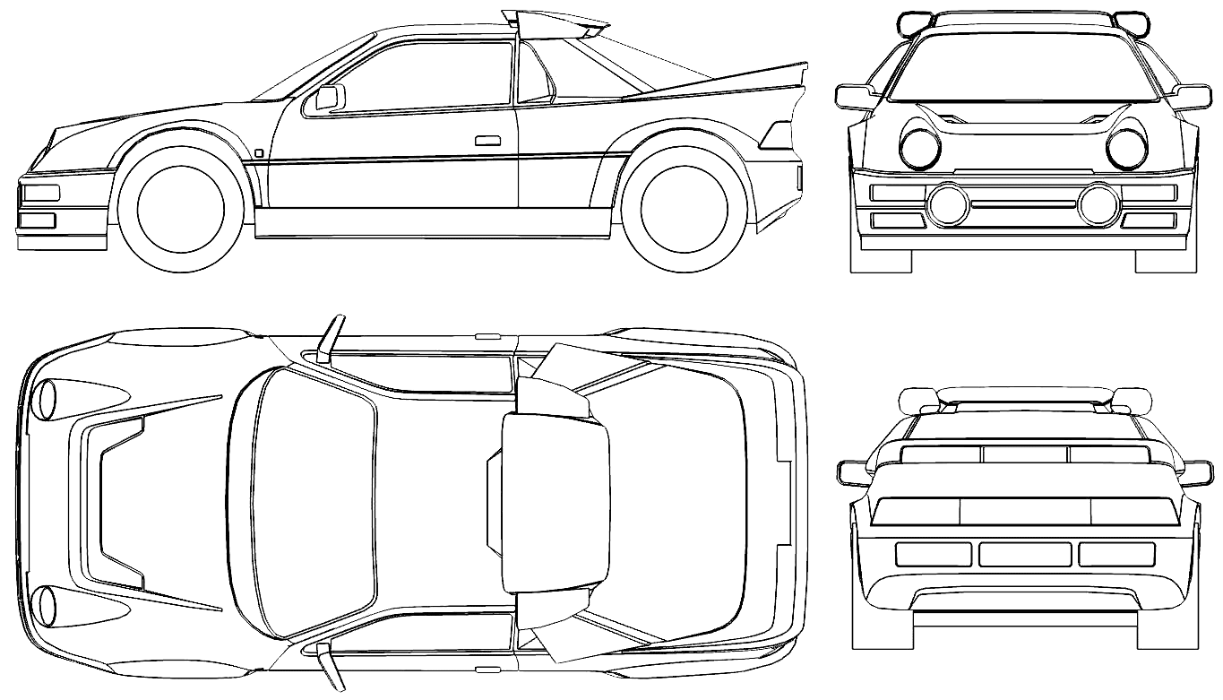 Bil Ford RS 200