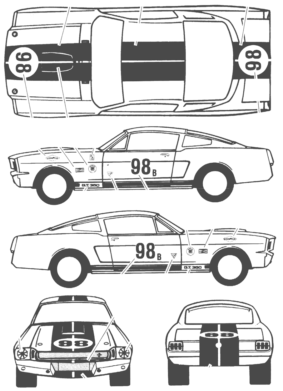 Кола Ford Shelby GT 500