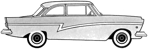 Bil Ford Taunus 17M 1957 