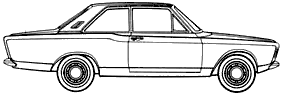 Кола Ford Taunus 17M P7 2-Door 1967