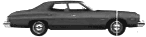 Кола Ford Torino 4-Door Sedan 1975 