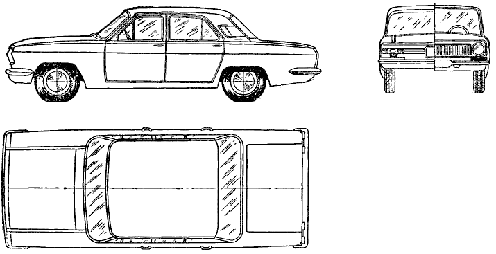 Auto  GAZ-24 Volga 1970