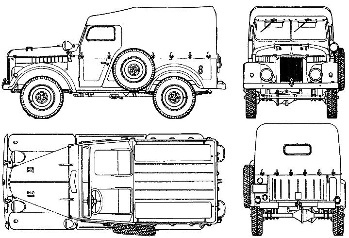 Auto  GAZ 69