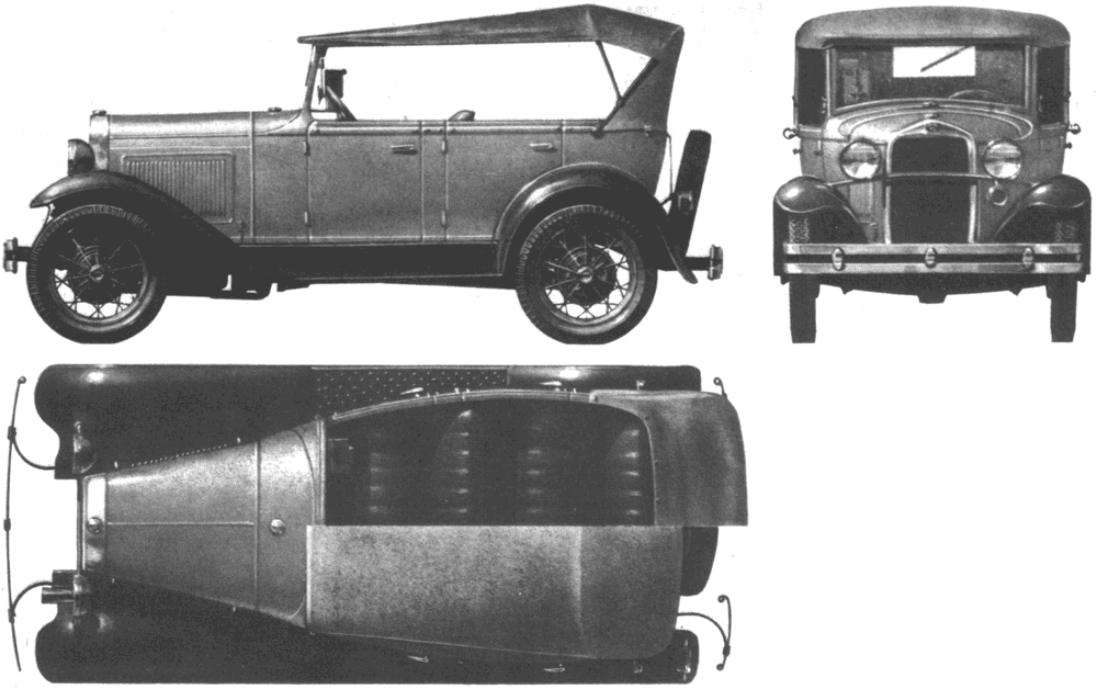 Bil GAZ-A 1936