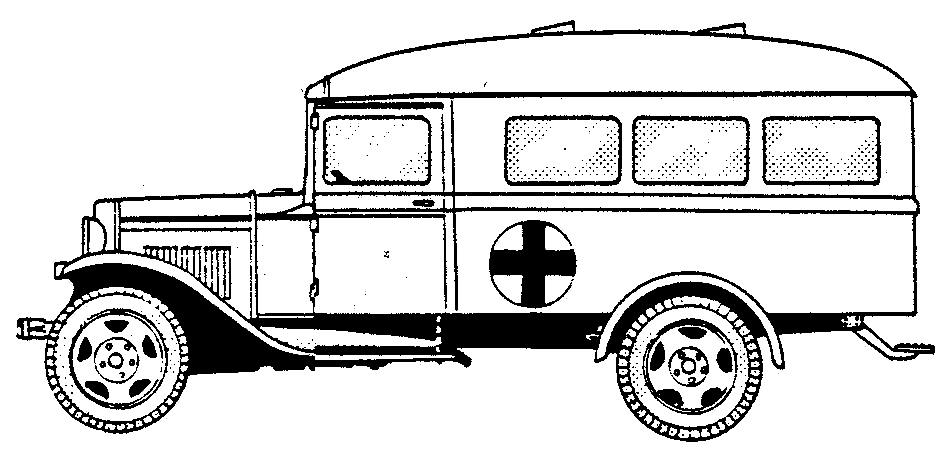 Bil GAZ MM Ambulance
