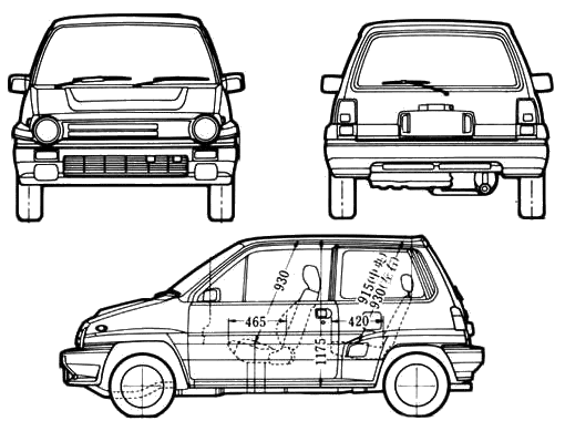 Bil Honda City Turbo II 1984 