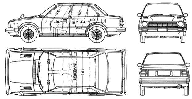Bil Honda Civic Sedan 1980