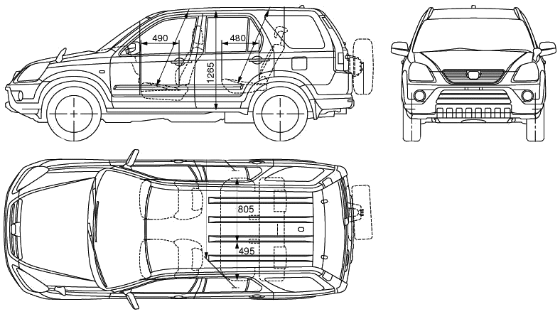 Bil Honda CR-V 2005 