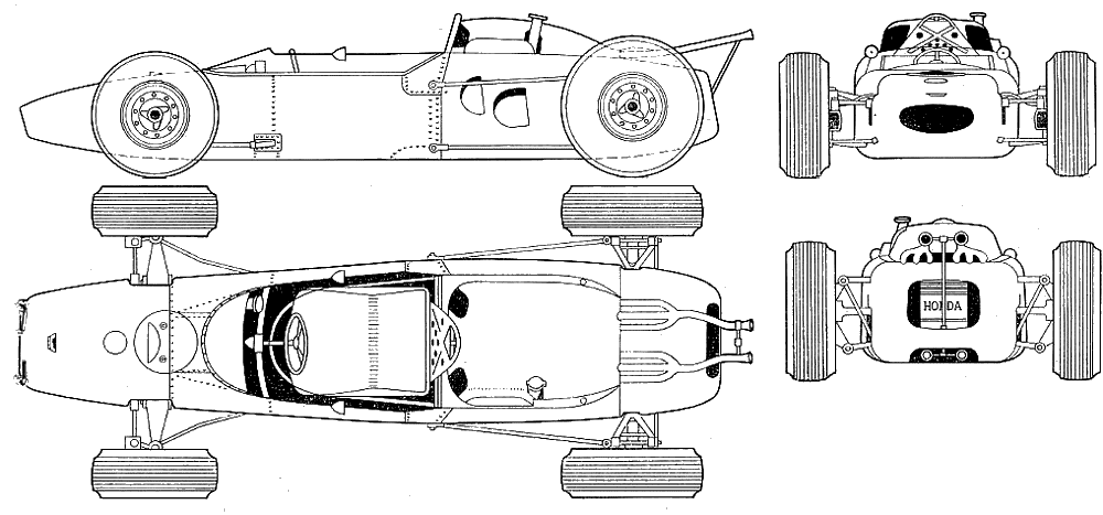 Bil Honda F1 1964 