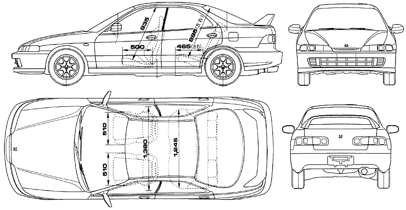 Bil Honda Integra R 5-Door 1995 