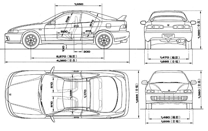 Кола Honda Integra Type-R 3-Door