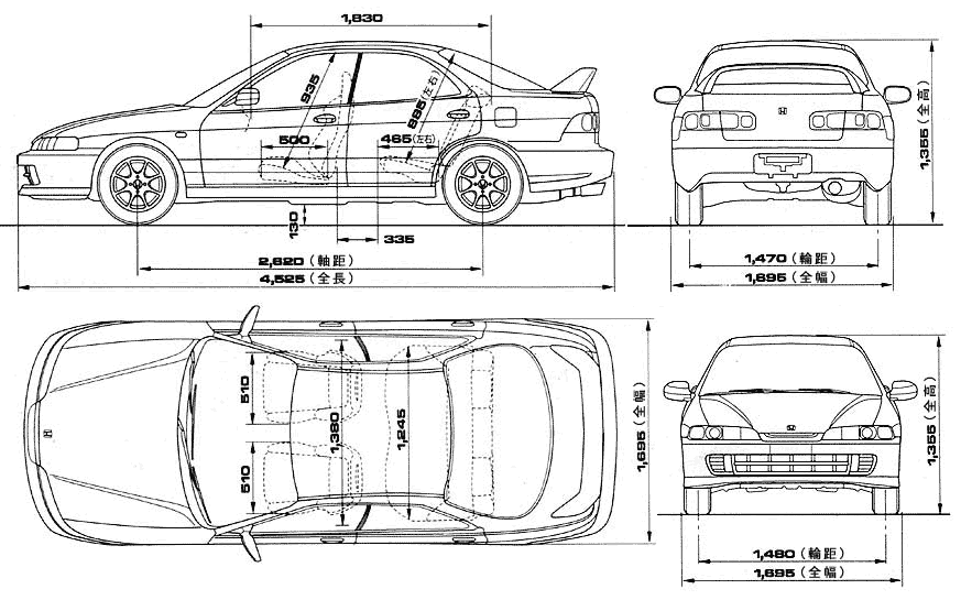 Кола Honda Integra Type-R 5-Door