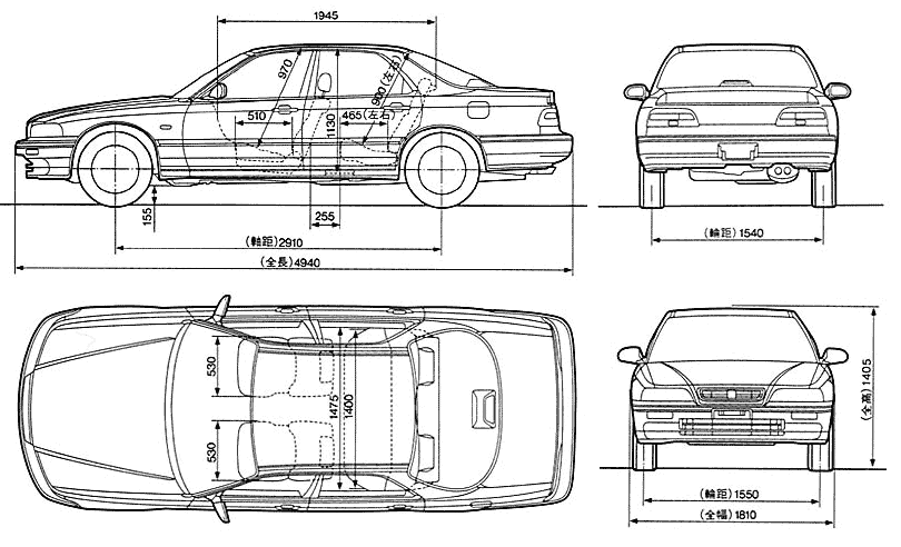Кола Honda Legend 1991 