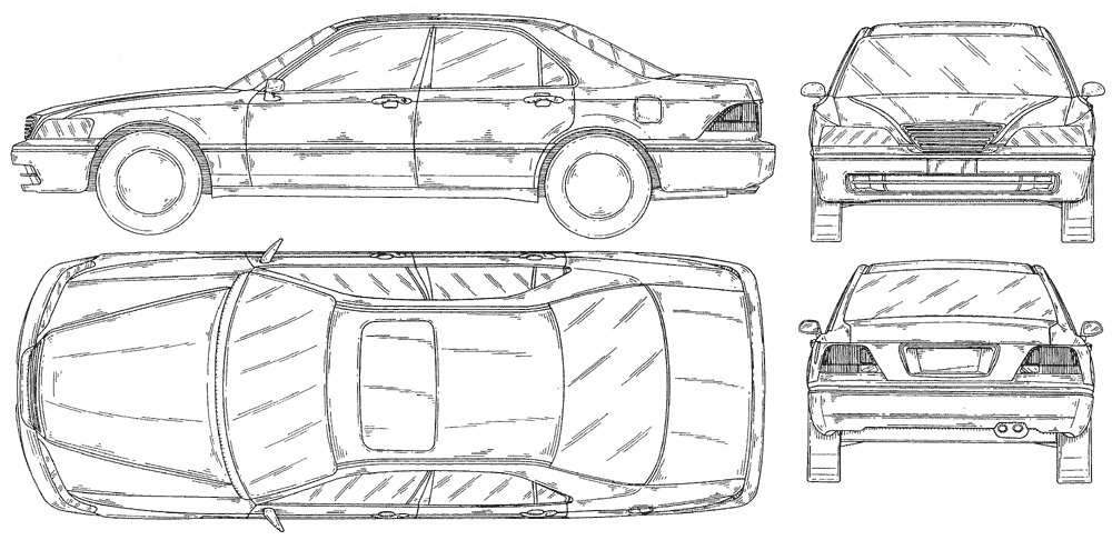 Bil Honda Legend 1992