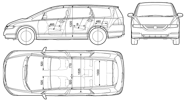 Bil Honda Odyssey 2005