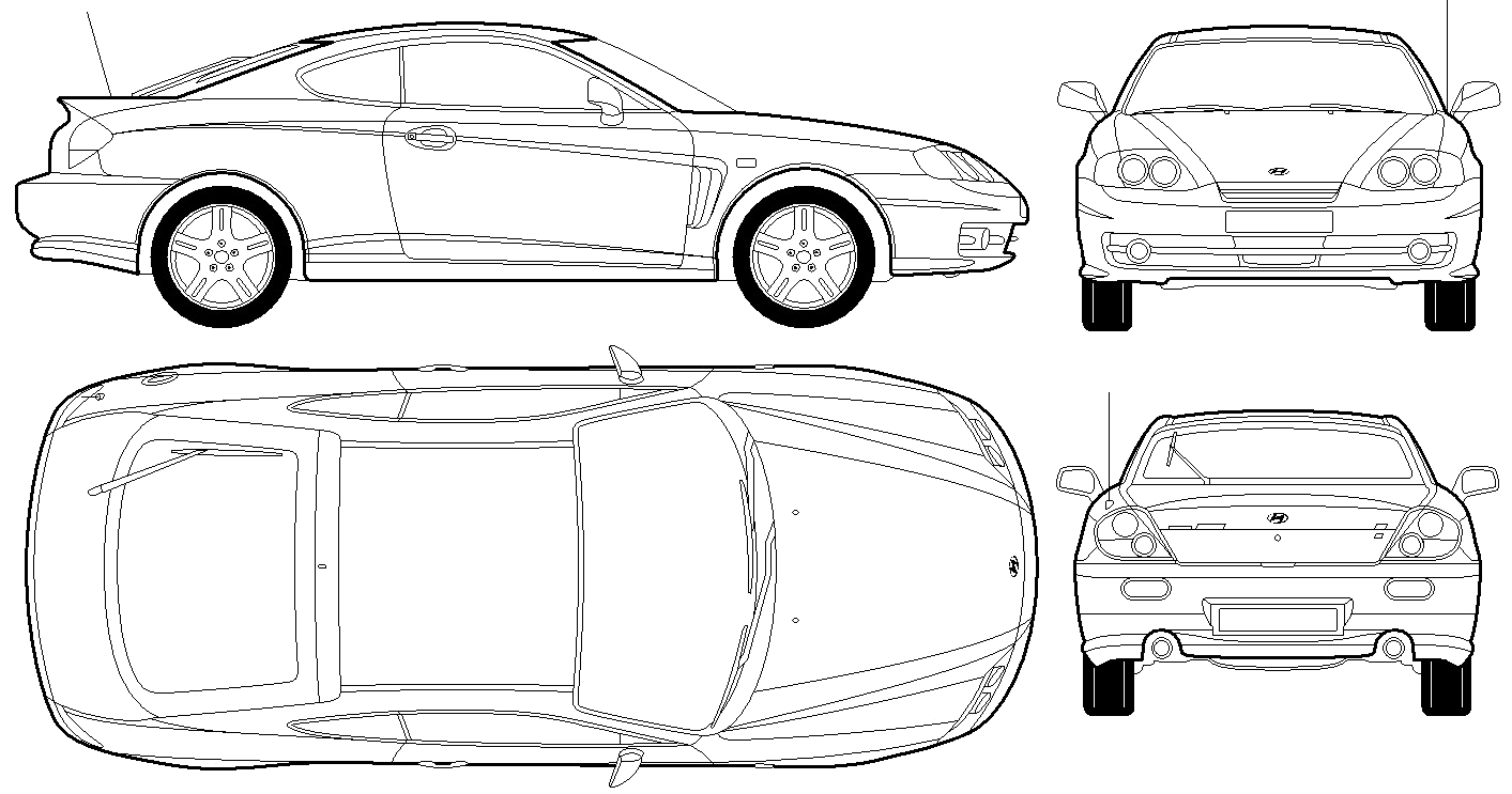 Bil Hyundai Coupe 2002