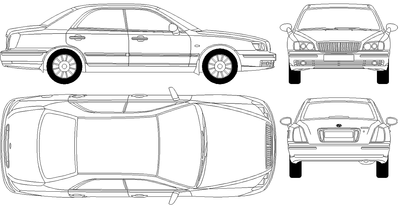 Кола Hyundai XG 2003
