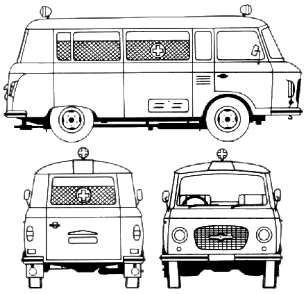 Auto  IFA Barkas B-1000 Ambulance 1986