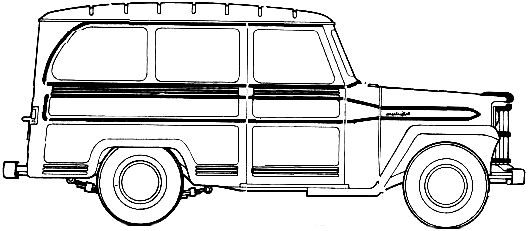 Auto  IKA Kaiser Estanciera 1961