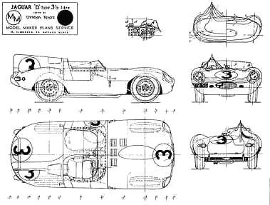 Кола Jaguar D-Type