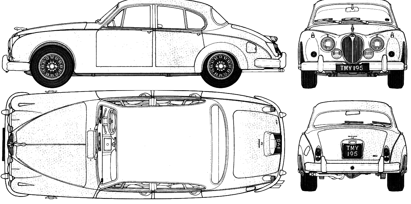 Кола Jaguar Mark II Saloon 1959