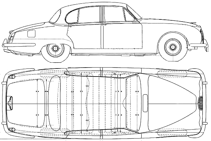 Bil Jaguar S Type 1966
