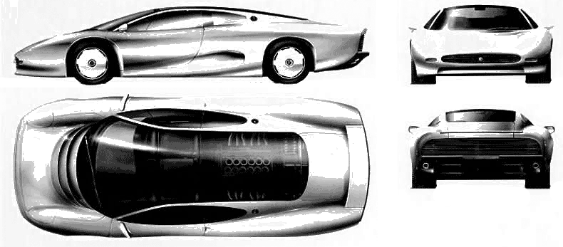 Bil Jaguar XJ220