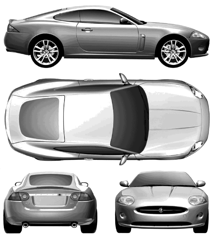 Кола Jaguar XK Coupe 2006