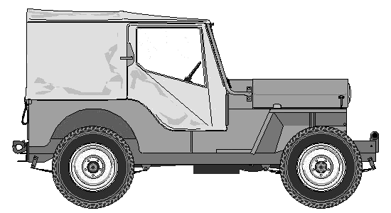 Bil Jeep CJ-3B