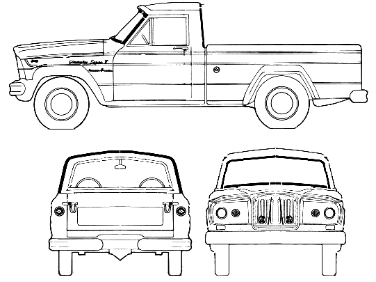 Кола Jeep Gladiator 1965