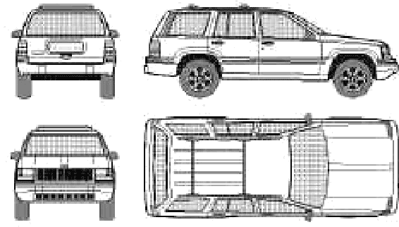 Кола Jeep Grand Cherokee 1996