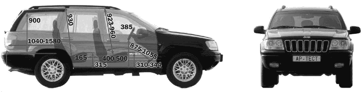 Кола Jeep Grand Cherokee 2004
