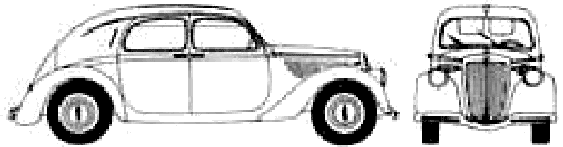 Bil Lancia Aprilia 1937
