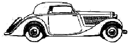 Bil Lancia Augusta SI Coupe 1934