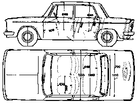 Bil Lancia Fulvia Sedan GT