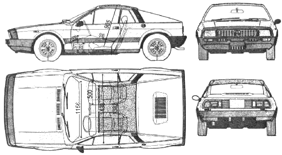 Bil Lancia Monte Carlo