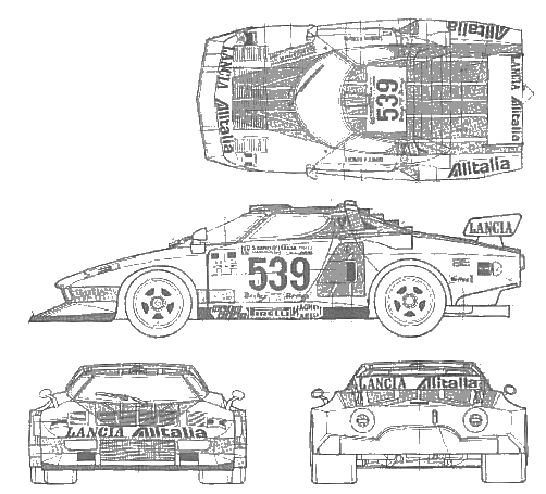 Bil Lancia Stratos Turbo
