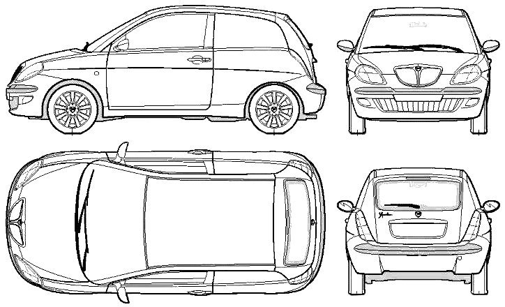 Bil Lancia Ypsilon 2005