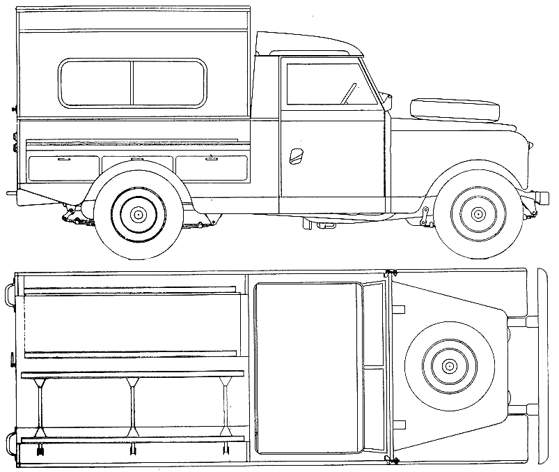 Auto  Land Rover 109 S2 Ambulance
