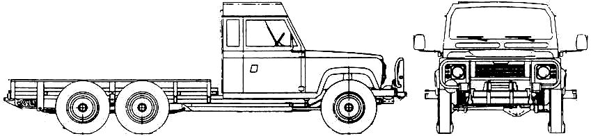 Bil Land Rover 110 6x6 Heavy Duty